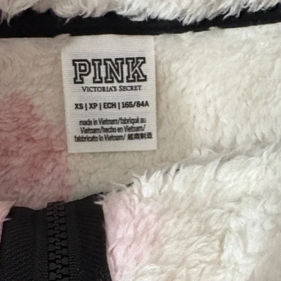PINK Victoria's Secret Cream Fleece Pullover - Picture 2 of 5